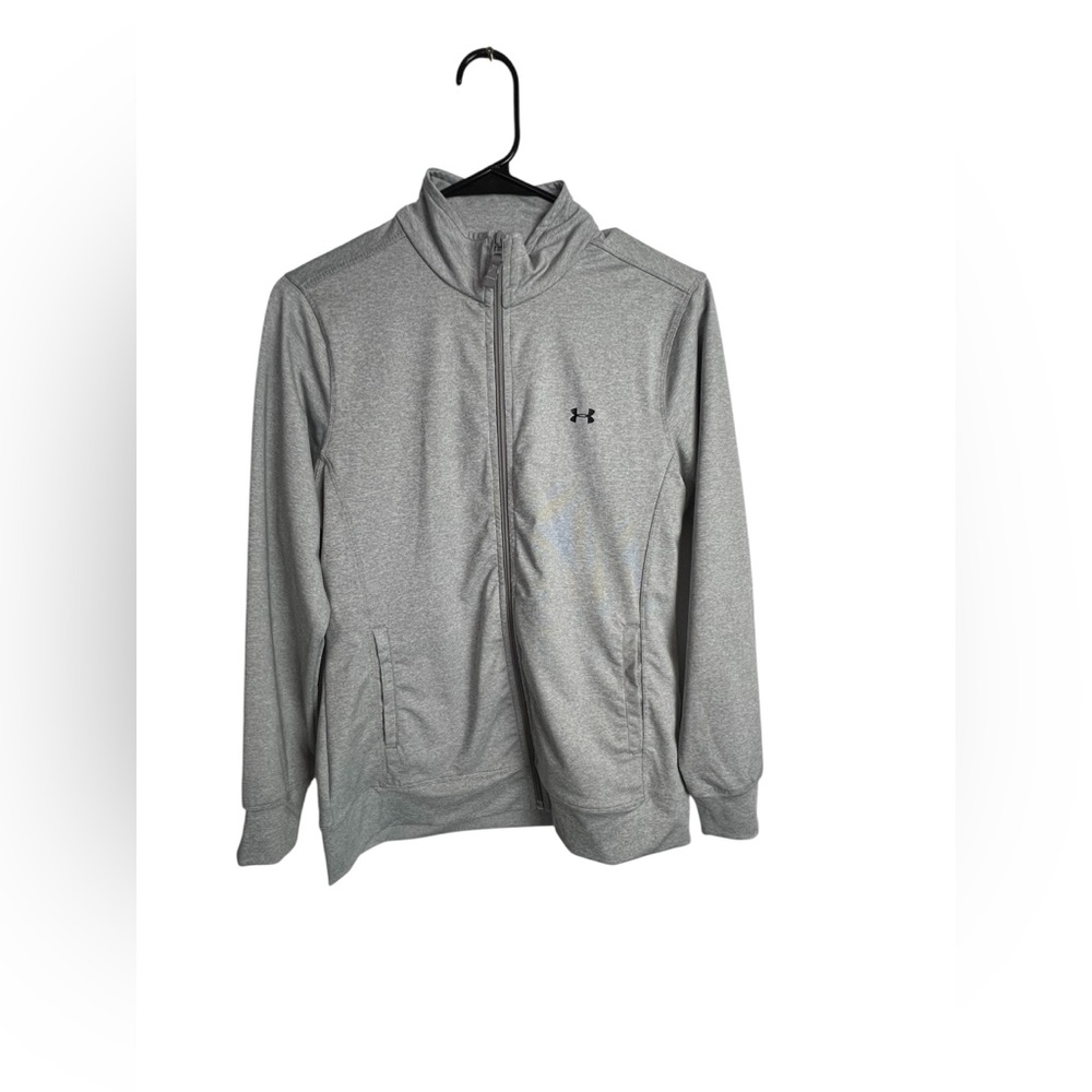 Under Armour Heather Gray Zip-Up Jacket